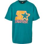 Magliette & T-shirt verdi XL di cotone con scollo tondo con scollo rotondo per Uomo Starter 