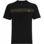 T-shirt nere XXL taglie comode da running per Uomo Apura 