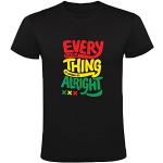 Maglietta da uomo Bob Marley Ajax Amsterdam, colore nero, Nero, XL