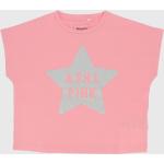 T-shirt manica corta scontate rosa in jersey con glitter mezza manica per bambina Primigi di Primigi.it con spedizione gratuita 