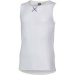 Magliette intime bianche XXL taglie comode senza manica per Uomo Apura 