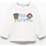 T-shirt manica lunga bianco sporco di cotone manica lunga per bambino Paw Patrol di Mango.com 