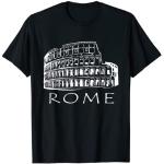 Maglie Roma nere S a tema Colosseo per Uomo 