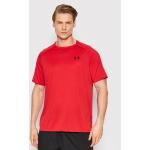 T-shirt rosse S da fitness per Uomo Under Armour 