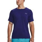 T-shirt scontate azzurre 3 XL taglie comode da fitness per Uomo Under Armour Rush 