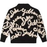 Dolcevita neri all over manica lunga per bambini Dolce&Gabbana Dolce 