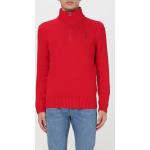 Maglie rosse XL con cerniera per Uomo Ralph Lauren Polo Ralph Lauren 