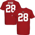 Majestic Carlos Hyde #28 San Francisco 49ers Eligi