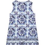 Abiti smanicati blu navy M in misto cotone con scollo tondo corti senza manica per Donna Dolce&Gabbana Dolce 