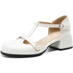 Sandali eleganti bianchi numero 44 di gomma da sposa per Donna 