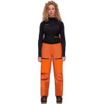 Pantaloni scontati arancioni S hardshell Gore Tex traspiranti da sci per Donna Mammut Eiger 