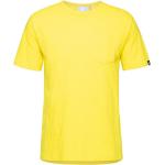 Magliette & T-shirt scontate gialle M di cotone Bio sostenibili lavabili in lavatrice mezza manica con scollo rotondo per Uomo Mammut 