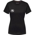 Magliette & T-shirt scontate retrò nere XS di cotone sostenibili mezza manica con manica corta per Donna Mammut Seile 