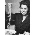 Mangiaspaghetti cod. 10 Sofia Loren in A4 cm 21x30