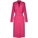 Cappotti con cintura  classici rosa L in poliestere per Donna Manila Grace 