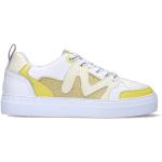 Sneakers larghezza E scontate eleganti gialle numero 38 con tacco da 3 cm a 5 cm per l'estate per Donna Manila Grace 