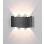 MANTRA Applique LED design da esterno ARCS grigio