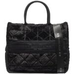 Shopping bags nere di eco-pelliccia per Donna Marc Ellis 