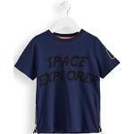 Marchio Amazon - RED WAGON T-Shirt Space Explorer a Manica Corta Bambino, Blu (Navy), 104, Label:4 Years