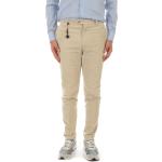 Pantaloni regular fit beige XL di cotone per Uomo MARCO PESCAROLO 