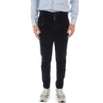 Pantaloni blu XXL di cotone con elastico per Uomo MARCO PESCAROLO 