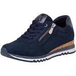 Sneakers larghezza E casual blu navy numero 40 per Donna Marco Tozzi 