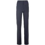Pantaloni stretch blu XL di tela per Donna Marella 