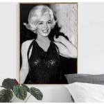 Marilyn Monroe Pittura Wall Art Canvas Painting Film Star Poster e stampe Nordic Coffee Shop Soggiorno Decorazione della casa