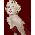 Marilyn Monroe - Stampa su tela, in cotone, multicolore, 3,20 x 40,00 x 40,00 cm