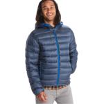 Piumini azzurri L in jersey con cappuccio da sci Marmot 