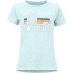 T-shirt tecniche blu XS in poliestere traspiranti mezza manica per Donna Marmot 