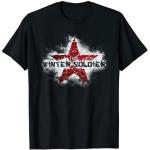 Magliette & T-shirt nere S per l'inverno film per Uomo Capitan America 
