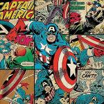 Quadri con fumetti Capitan America 