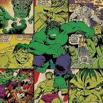 Quadri multicolore con fumetti Marvel 