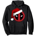 Marvel Deadpool Icon Santa Hat Natale Felpa con Ca