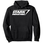 Marvel Iron Man Stark Industries Logo Felpa con Ca