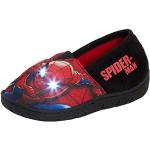 Marvel Pantofole lampeggianti di Superman per ragazzi, scarpe da casa per bambini, Rosso (Rosso), 25 EU