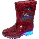 Stivali larghezza E rossi numero 25 di gomma impermeabili da pioggia per bambini Marvel 