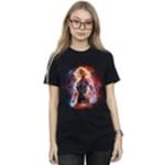 Magliette & T-shirt scontate nere 3 XL taglie comode manica lunga con manica lunga per Donna Marvel 