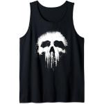 Marvel The Punisher Scary Grungy Skull Logo Canott