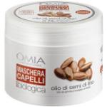 Maschere 250  ml Bio cruelty free intensive all'olio di lino texture olio per capelli folti Omia 