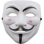 Maschera di Anonymous, dal film V per Vendetta, in plastica