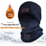 Cappelli impermeabili neri di pile per l'inverno per Uomo 