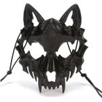 Maschere nere Taglia unica per festival da animale per Uomo 