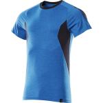 Magliette & T-shirt da lavoro azzurre M oeko-tex sostenibili con scollo tondo con scollo rotondo per Donna Mascot 