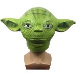 Maschere multicolore di latex di Carnevale Star wars Yoda 