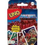 Mattel Games UNO Masters of the Universe - Gioco di Carte a Tema He-Man MOTU - 112 Carte, Potere di Greyskull - Per Serate in Famiglia - Regalo per Bambini 7+ Anni