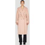 Max Mara Madame Double Breasted Coat - Woman Coats Pink It - 42