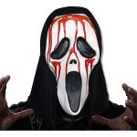 May Huang Ghostface Maschera, Maschera per urlo, Maschera Viso Fantasma di Halloween, Maschera in Lattice Scream, Maschera Scary Movie Costume Accessori Halloween Raccapricciante Cosplay Prop (B)