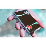 SOLOMAGIA Mazzo di Carte Cherry Casino V3 True Black Playing Cards by Pure Imagination Projects - Mazzi di Carte da Gioco - Giochi di Prestigio e Magia